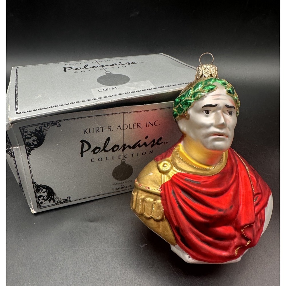 KURT ADLER POLONAISE JULIUS CAESAR ORNAMENT 5" GP422